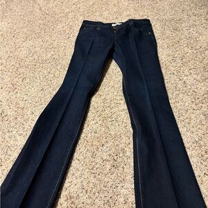 Levi's Blue Flare Wide Leg Jeans Classic Style